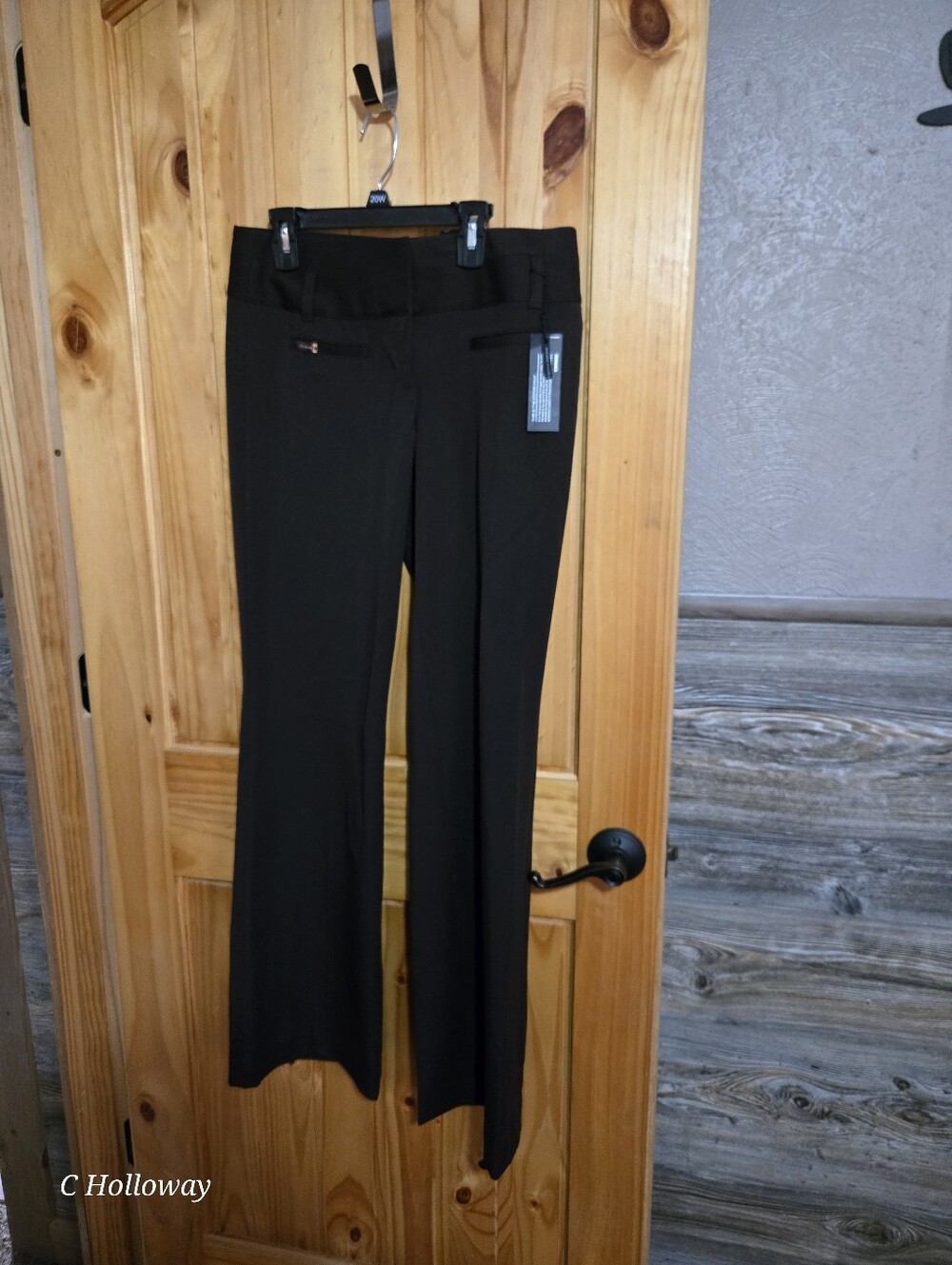 NWT Express Womens Size 4R  Dress Pants  Brown  Low Rise Flare Stretch Bootcut